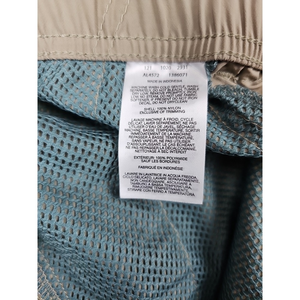 NEW Columbia Shorts Women's XL Khaki Nylon Cargo Hiking Belted Outdoor $45 - Picture 7 of 10